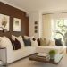 Living Rooms With Brown Accent Walls