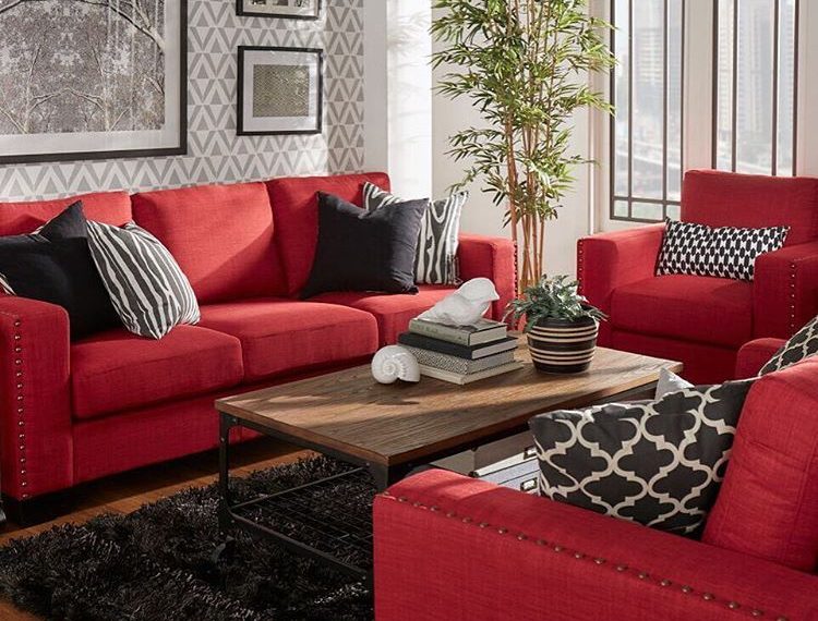 Living Room With Red Couches Amazing, Red Living Room Ideas Pictures