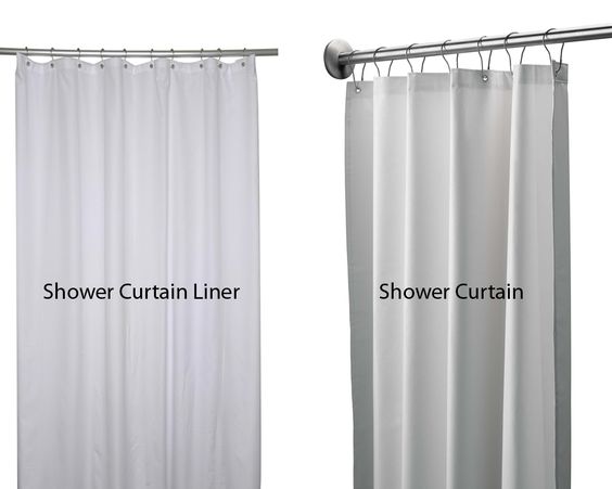 Shower Liner Vs Curtain, Proper Way To Hang Shower Curtain Liner