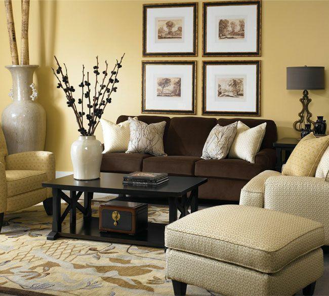 Walls Suits Best With Brown Sofa, What Color Looks Good With Dark Brown Furniture