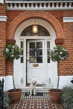 Frame your front door with beautiful looking bay trees which you can dress up for any occasion. For beautiful maintenance free artificial bay trees have a look on our website for more ideas and inspiration at great prices www.evergreendirect.co.uk