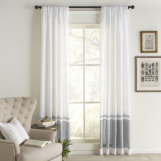 What Color Curtains Matches Best With, Grey And Color Curtains